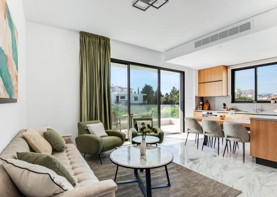Olive Shared Pool Apartments 파포스 외부 사진